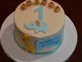 First Birthday Elephant and Giraffe