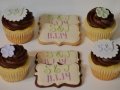 Bridal Shower Cookies and Cupcakes