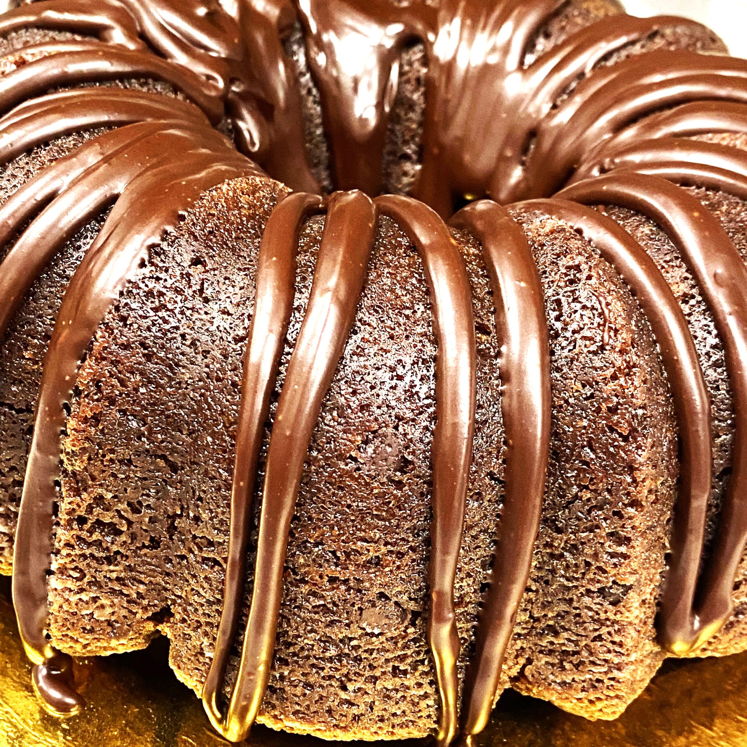 8" Triple Chocolate Bundt Cake