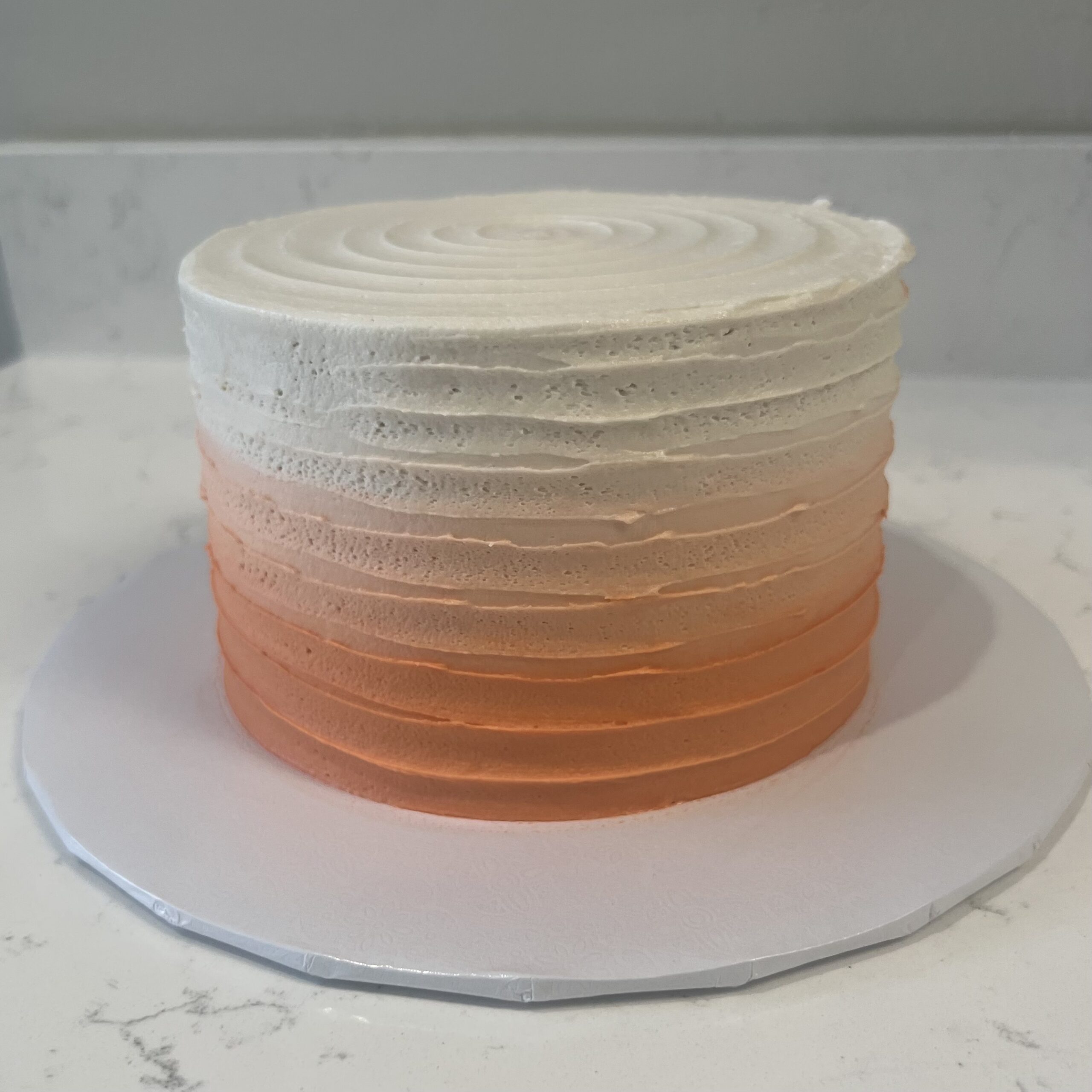 Build your own Monochrome ombre cake