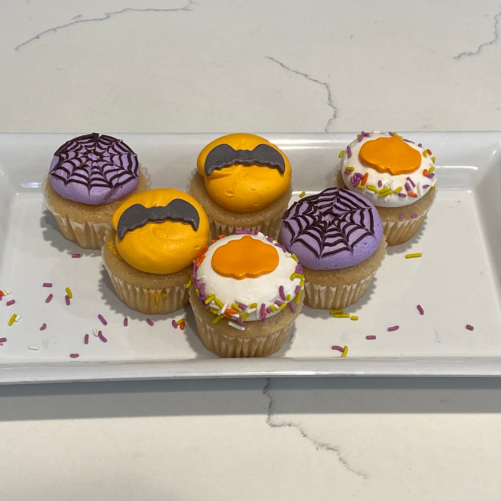 Spooky Fun Halloween Cupcakes (Natural Color)