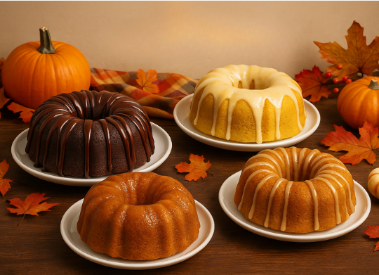 Thanksgivng Holiday Bundt cakes