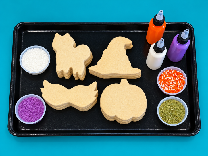 Halloween Fun Cookie Decorating Kit